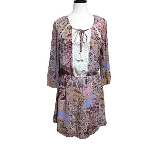 Signature Studio Boho Peasant Dress M - Picture 1 of 7